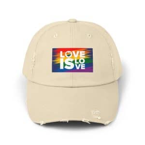 Unisex Distressed Cap Love Is Love